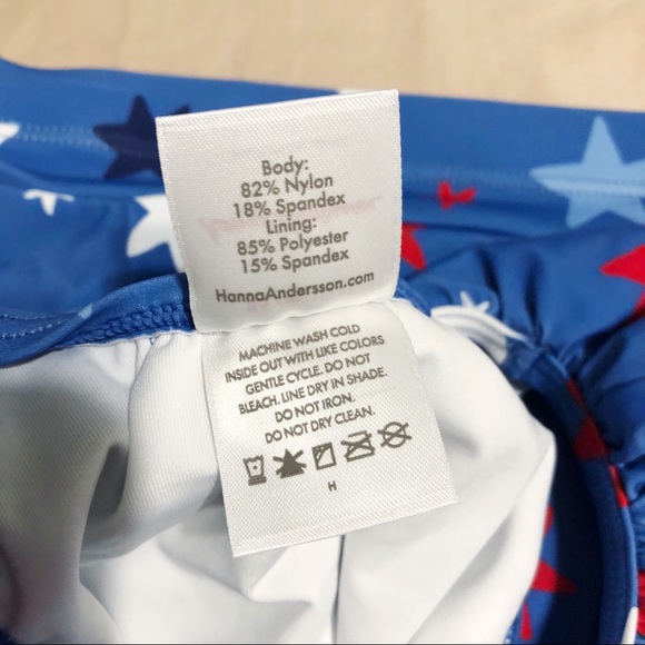 NWOT Hanna Andersson Star Pattern Tankini Bathing Suit Size 2T - Picture 4 of 6